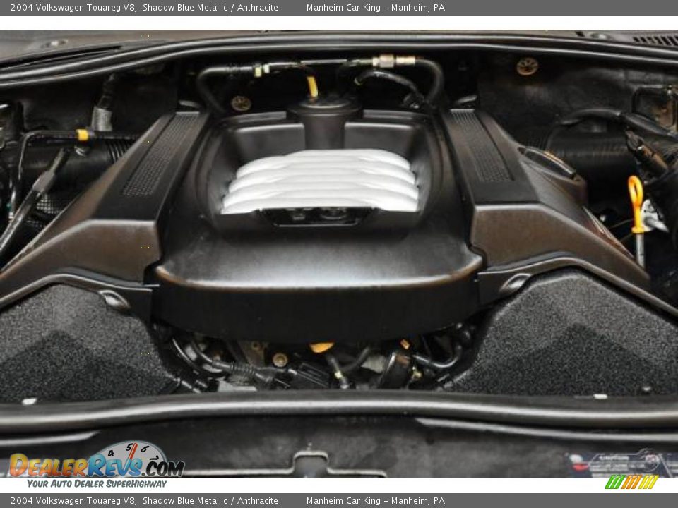 2004 Volkswagen Touareg V8 Shadow Blue Metallic / Anthracite Photo #19