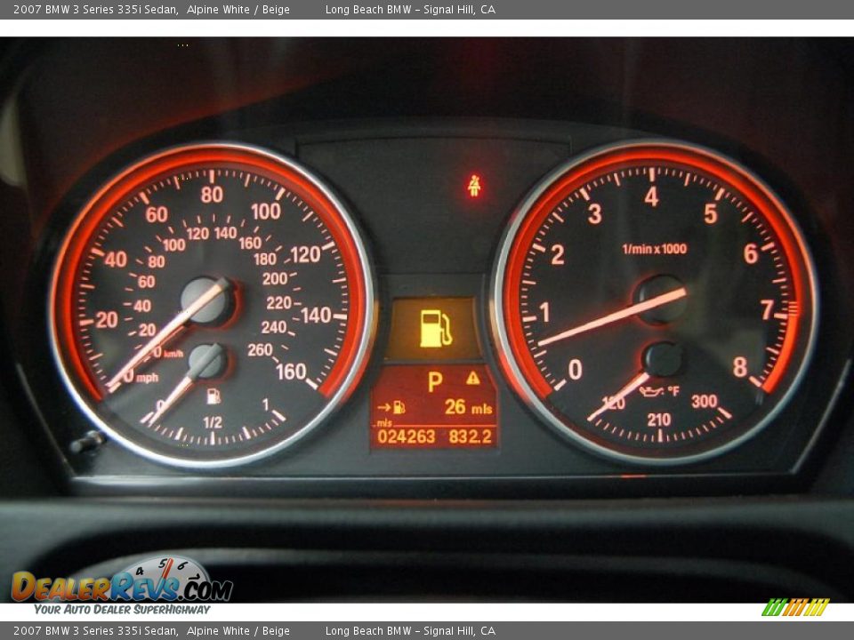 2007 BMW 3 Series 335i Sedan Alpine White / Beige Photo #30