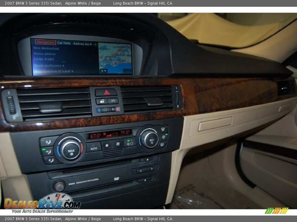 2007 BMW 3 Series 335i Sedan Alpine White / Beige Photo #33