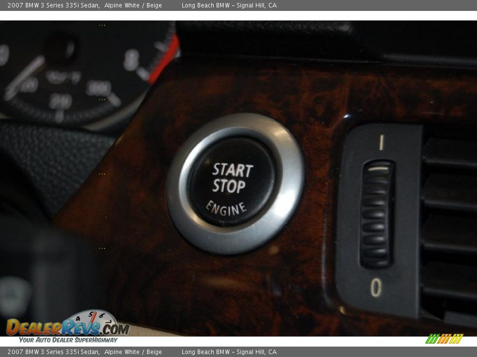 2007 BMW 3 Series 335i Sedan Alpine White / Beige Photo #34