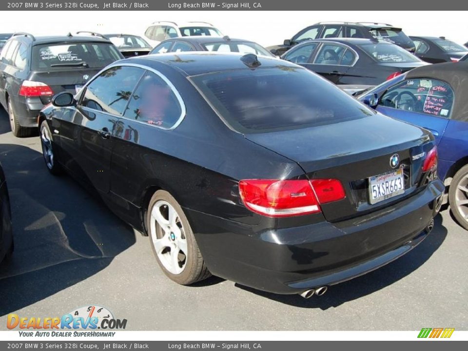 2007 BMW 3 Series 328i Coupe Jet Black / Black Photo #3