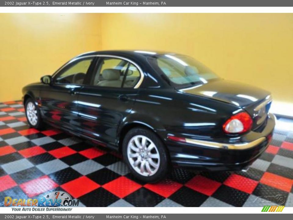 2002 Jaguar X-Type 2.5 Emerald Metallic / Ivory Photo #4