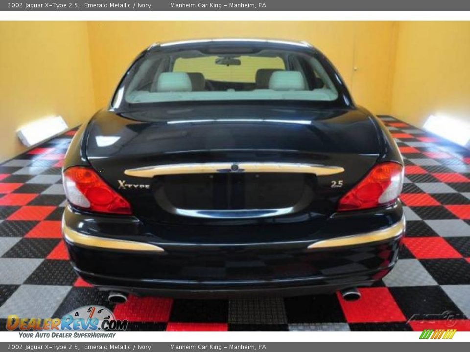 2002 Jaguar X-Type 2.5 Emerald Metallic / Ivory Photo #5