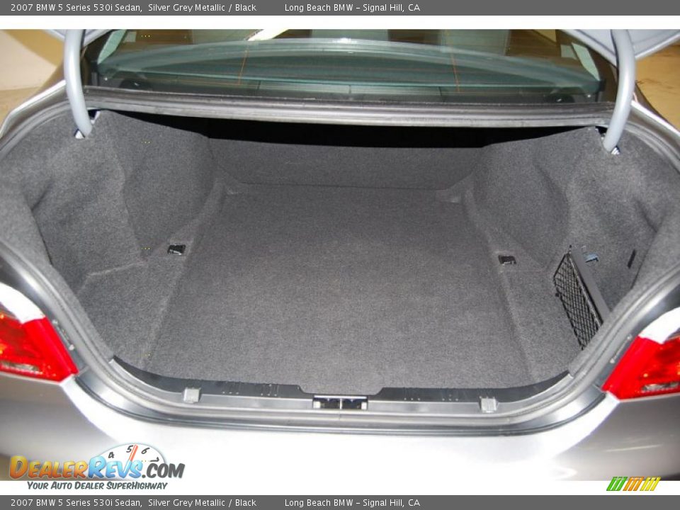 2007 BMW 5 Series 530i Sedan Silver Grey Metallic / Black Photo #9