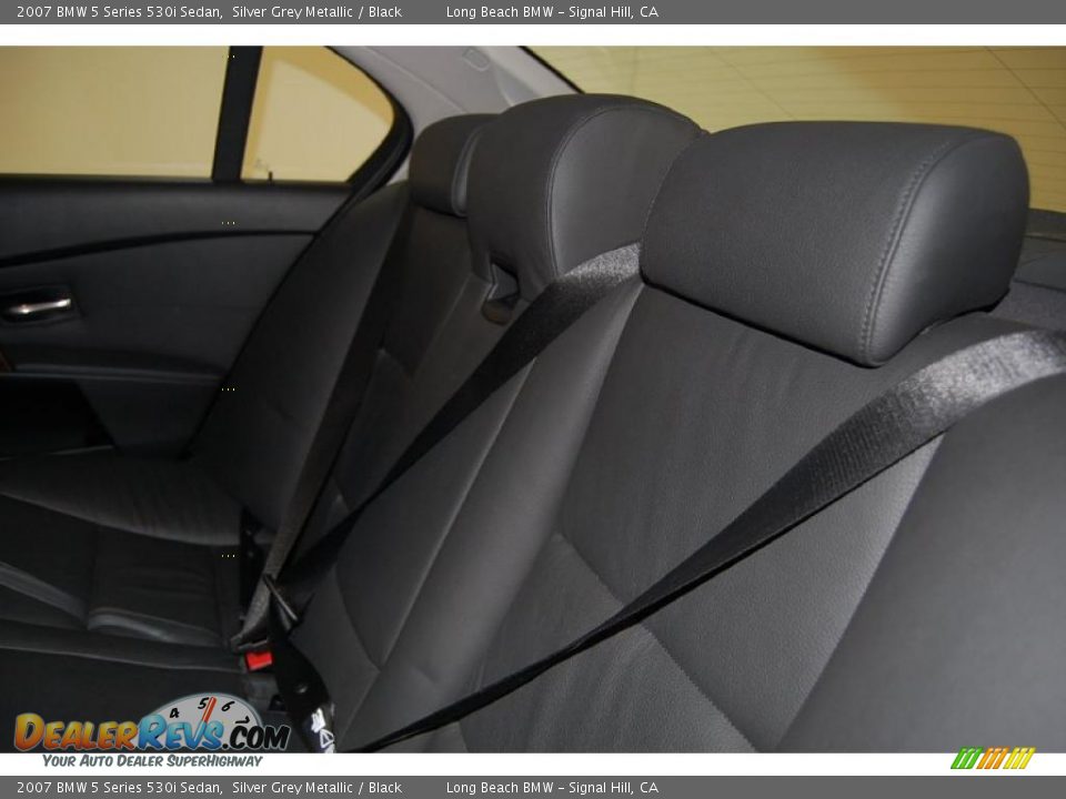 2007 BMW 5 Series 530i Sedan Silver Grey Metallic / Black Photo #26