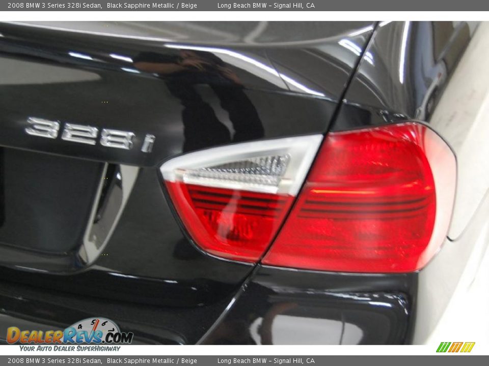 2008 BMW 3 Series 328i Sedan Black Sapphire Metallic / Beige Photo #8