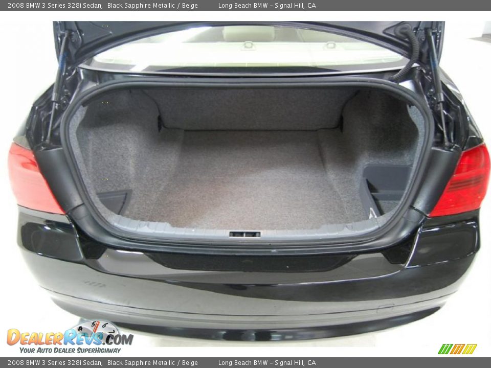 2008 BMW 3 Series 328i Sedan Black Sapphire Metallic / Beige Photo #9
