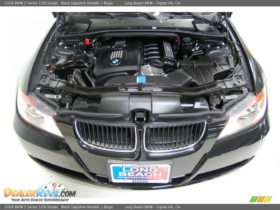 2008 BMW 3 Series 328i Sedan Black Sapphire Metallic / Beige Photo #16