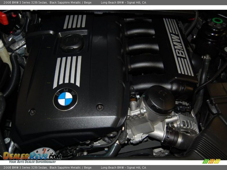 2008 BMW 3 Series 328i Sedan Black Sapphire Metallic / Beige Photo #17