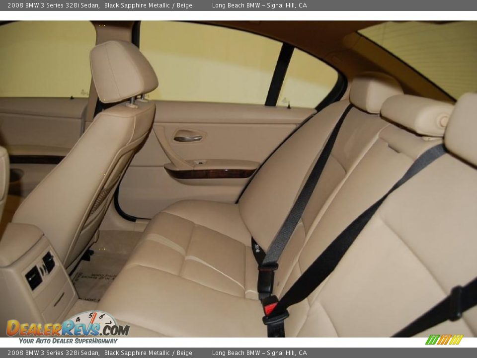 2008 BMW 3 Series 328i Sedan Black Sapphire Metallic / Beige Photo #25