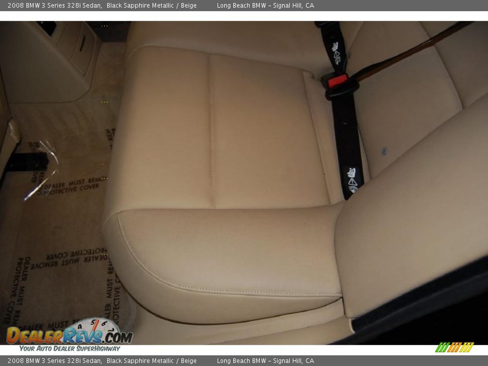 2008 BMW 3 Series 328i Sedan Black Sapphire Metallic / Beige Photo #27