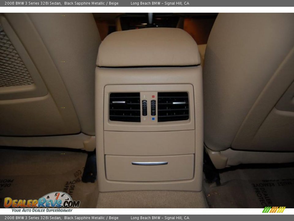 2008 BMW 3 Series 328i Sedan Black Sapphire Metallic / Beige Photo #29