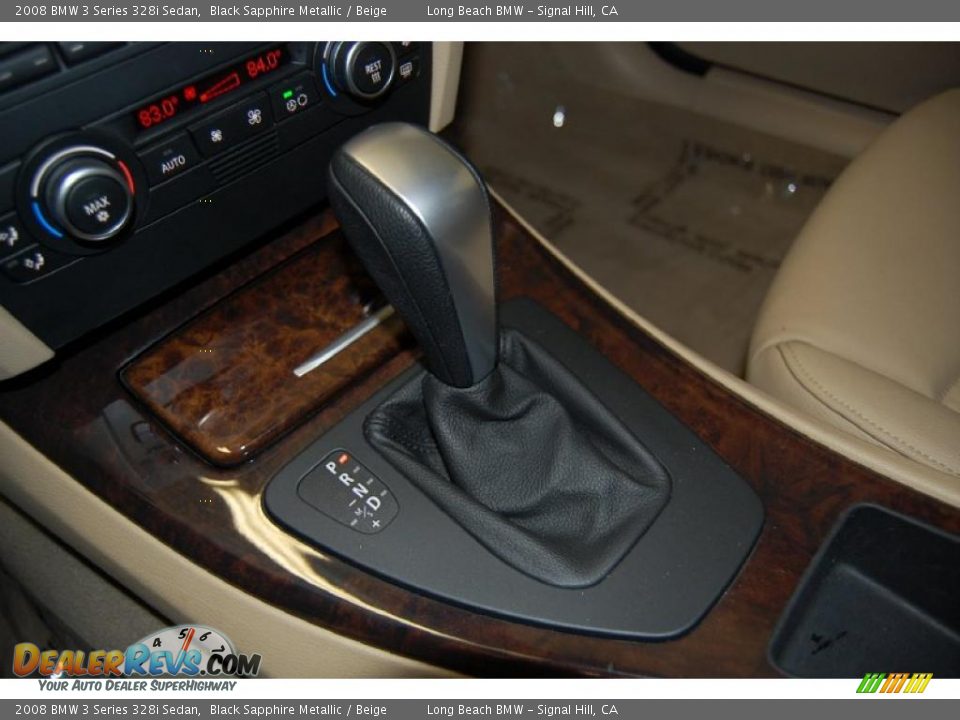 2008 BMW 3 Series 328i Sedan Black Sapphire Metallic / Beige Photo #33