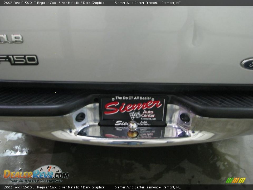 2002 Ford F150 XLT Regular Cab Silver Metallic / Dark Graphite Photo #6