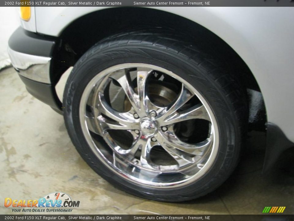 2002 Ford F150 XLT Regular Cab Silver Metallic / Dark Graphite Photo #21