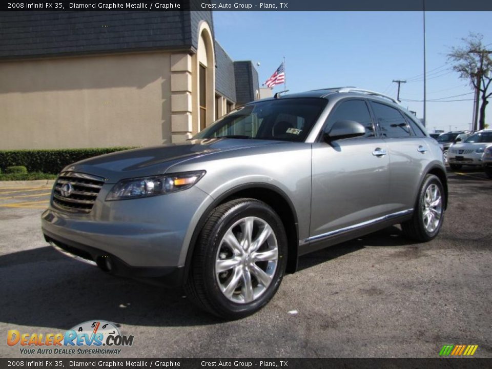 2008 Infiniti FX 35 Diamond Graphite Metallic / Graphite Photo #3