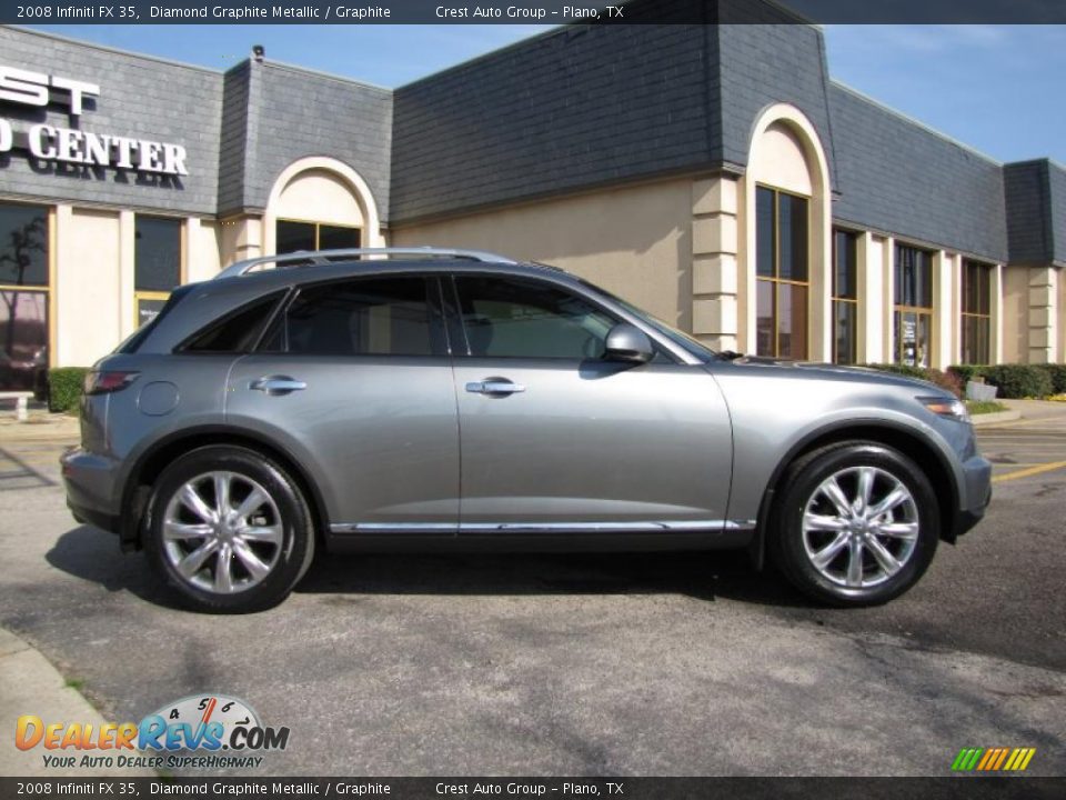 2008 Infiniti FX 35 Diamond Graphite Metallic / Graphite Photo #7