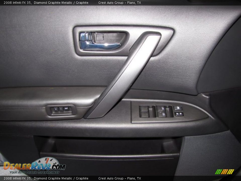 2008 Infiniti FX 35 Diamond Graphite Metallic / Graphite Photo #10