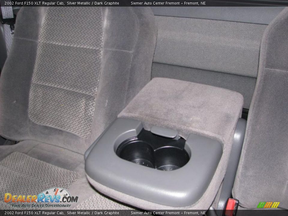 2002 Ford F150 XLT Regular Cab Silver Metallic / Dark Graphite Photo #31