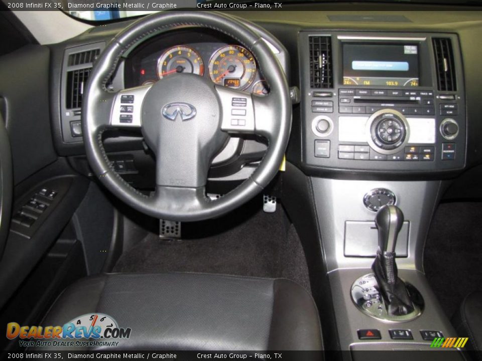 2008 Infiniti FX 35 Diamond Graphite Metallic / Graphite Photo #12