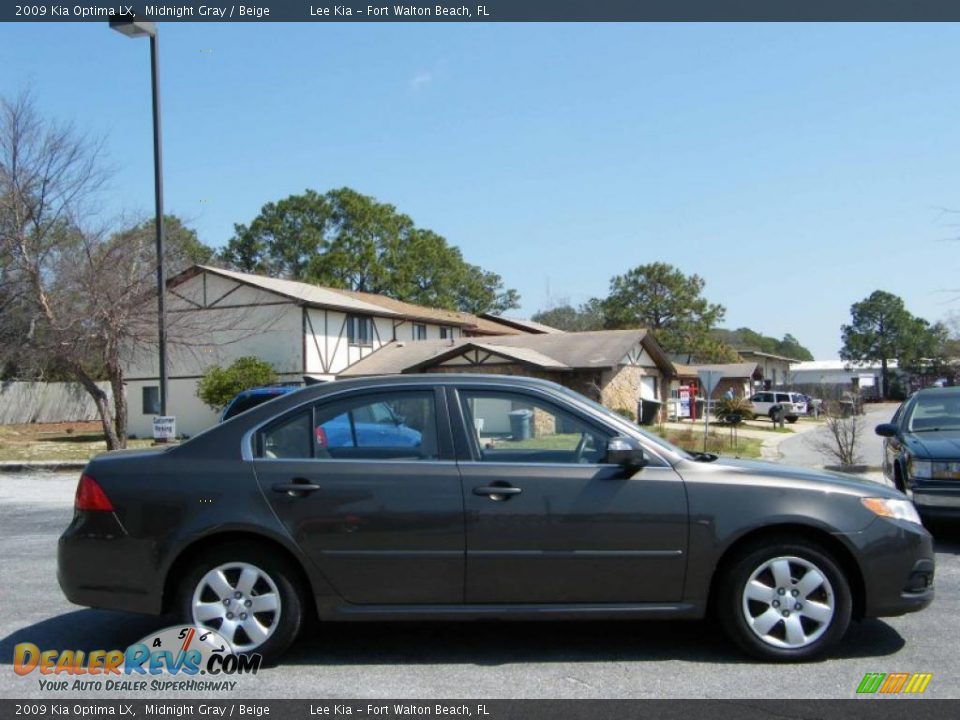 2009 Kia Optima LX Midnight Gray / Beige Photo #6