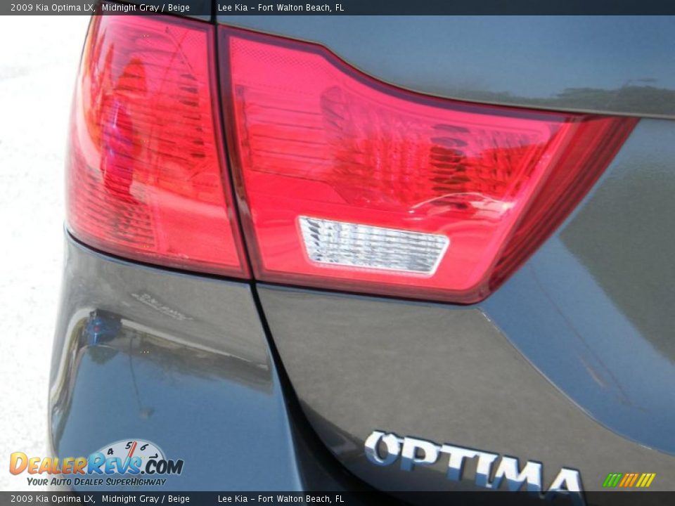 2009 Kia Optima LX Midnight Gray / Beige Photo #10