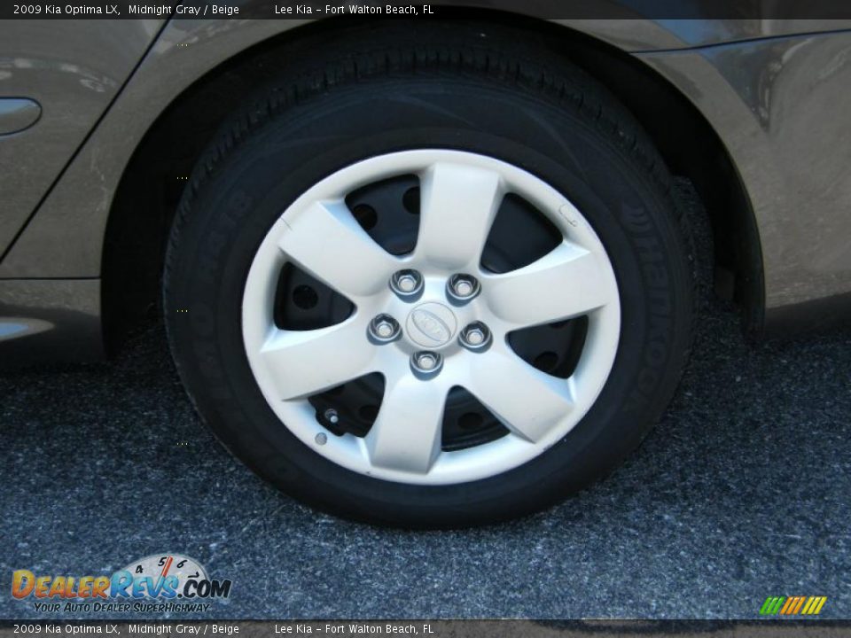 2009 Kia Optima LX Midnight Gray / Beige Photo #11