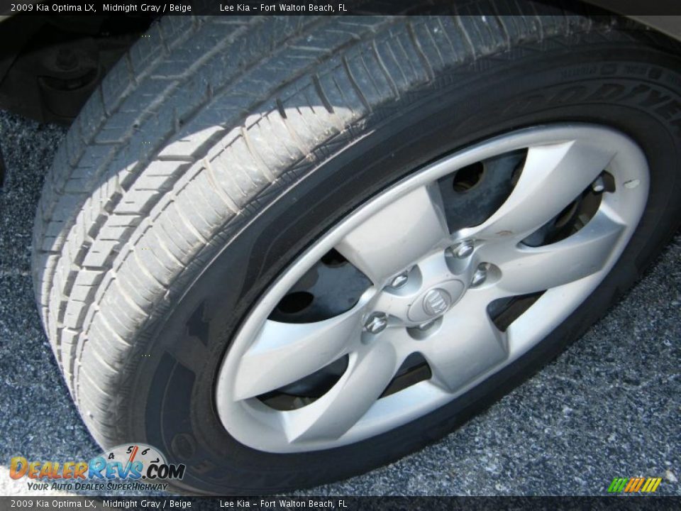 2009 Kia Optima LX Midnight Gray / Beige Photo #12