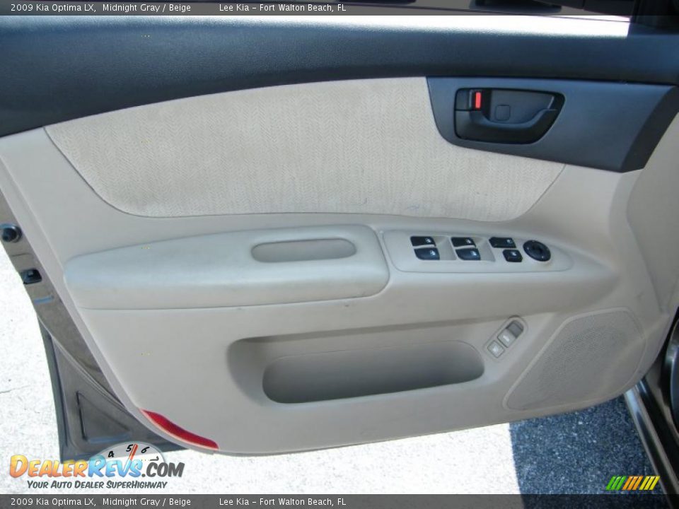 2009 Kia Optima LX Midnight Gray / Beige Photo #17