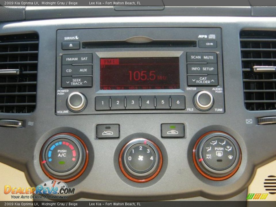 2009 Kia Optima LX Midnight Gray / Beige Photo #20
