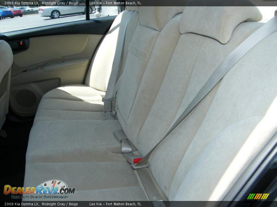 2009 Kia Optima LX Midnight Gray / Beige Photo #21