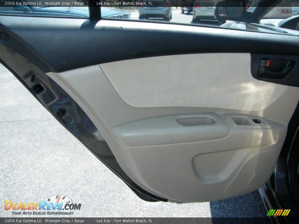 2009 Kia Optima LX Midnight Gray / Beige Photo #23