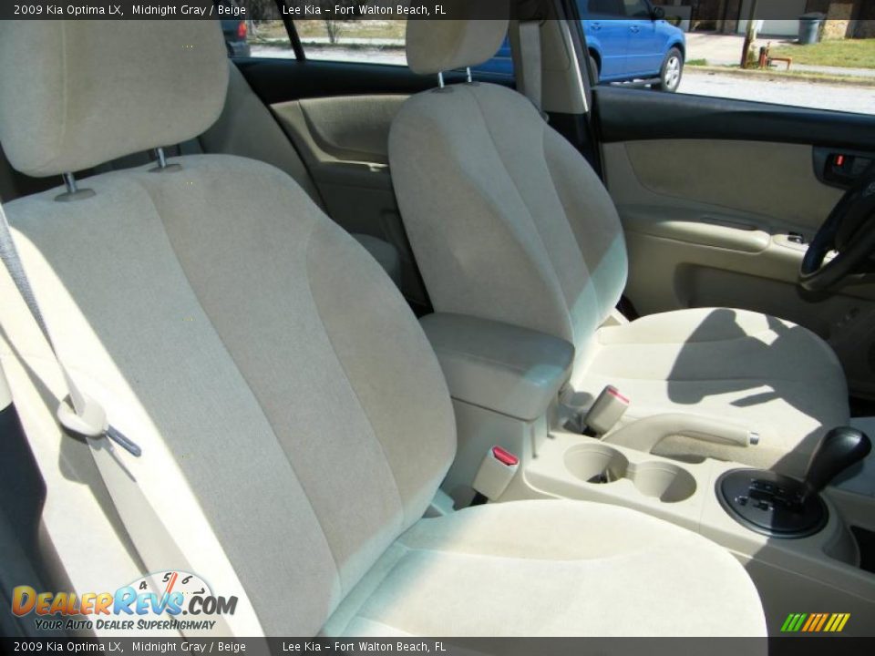2009 Kia Optima LX Midnight Gray / Beige Photo #26