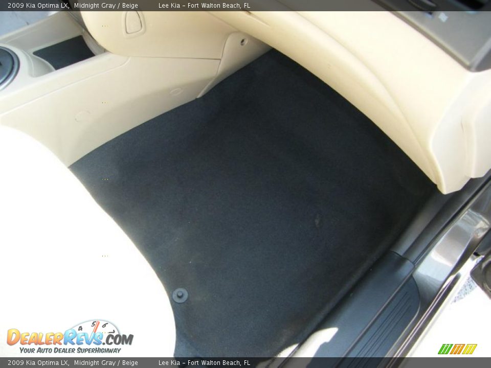 2009 Kia Optima LX Midnight Gray / Beige Photo #27
