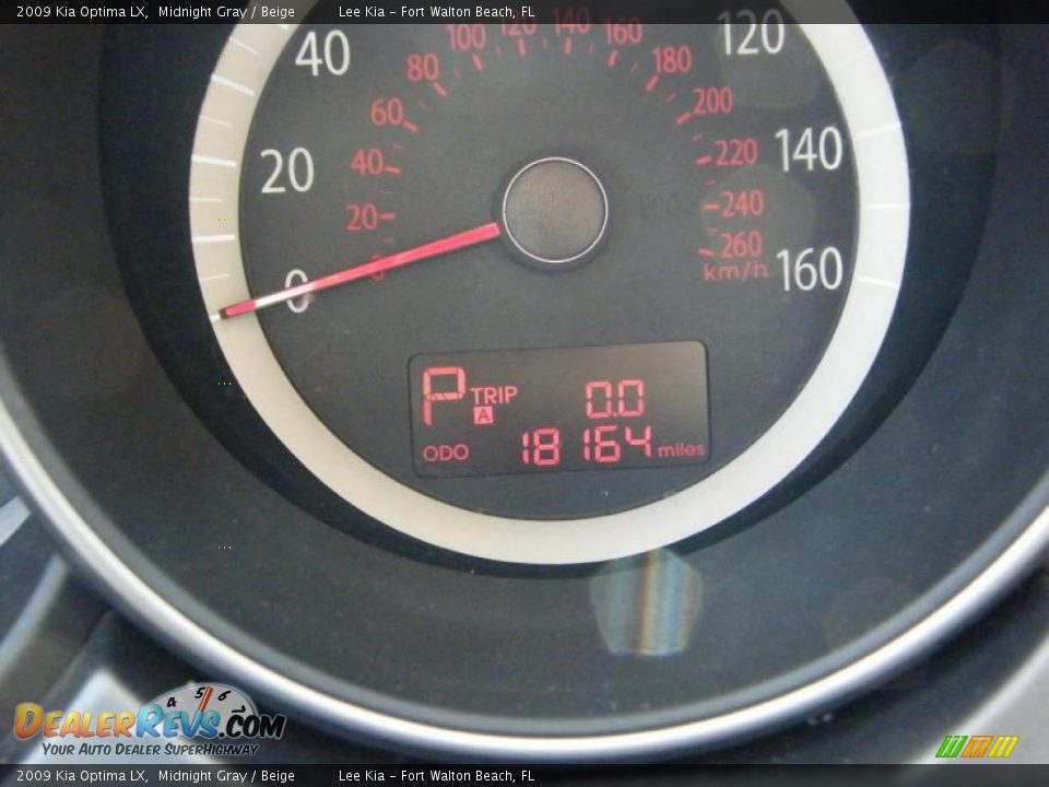 2009 Kia Optima LX Midnight Gray / Beige Photo #29