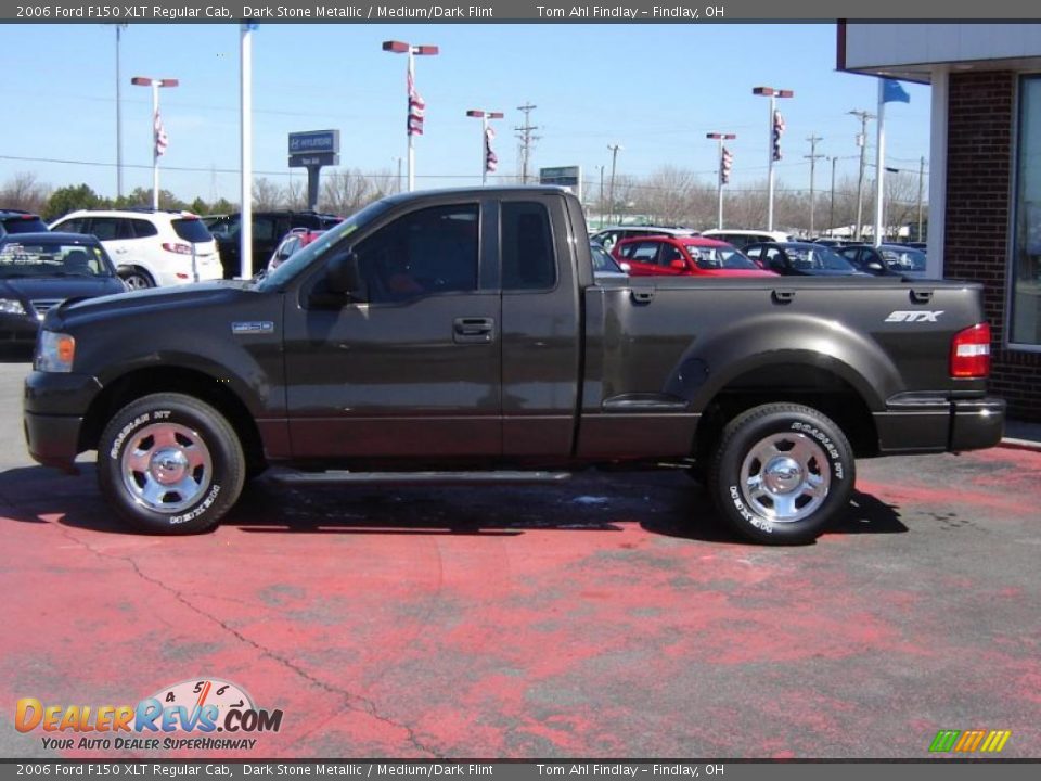 2006 Ford F150 XLT Regular Cab Dark Stone Metallic / Medium/Dark Flint Photo #2