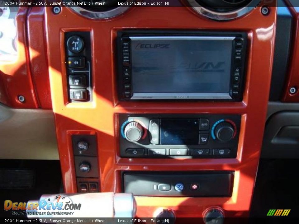 2004 Hummer H2 SUV Sunset Orange Metallic / Wheat Photo #11