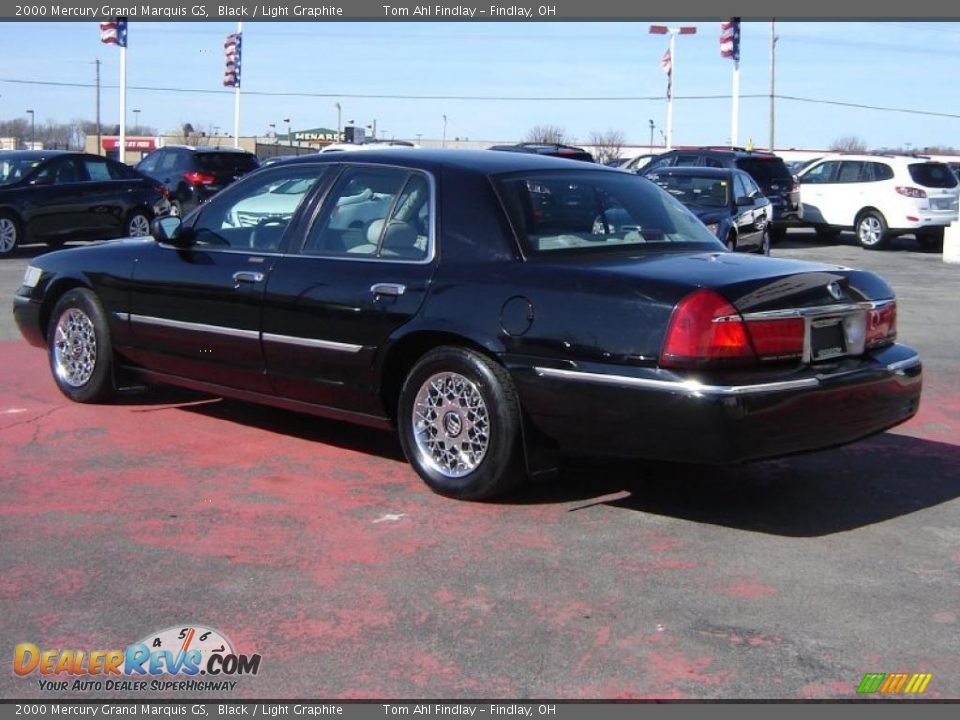 2000 Mercury Grand Marquis GS Black / Light Graphite Photo #3