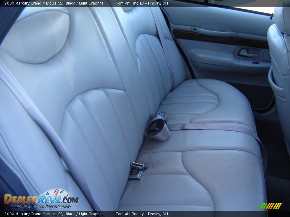 2000 Mercury Grand Marquis GS Black / Light Graphite Photo #12