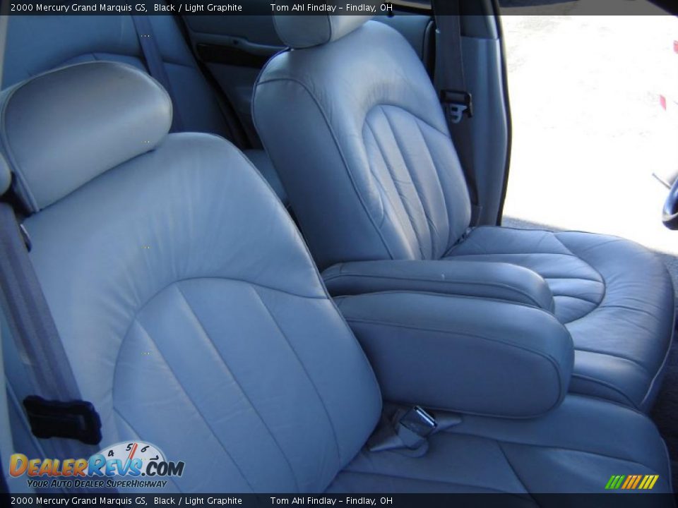 2000 Mercury Grand Marquis GS Black / Light Graphite Photo #13