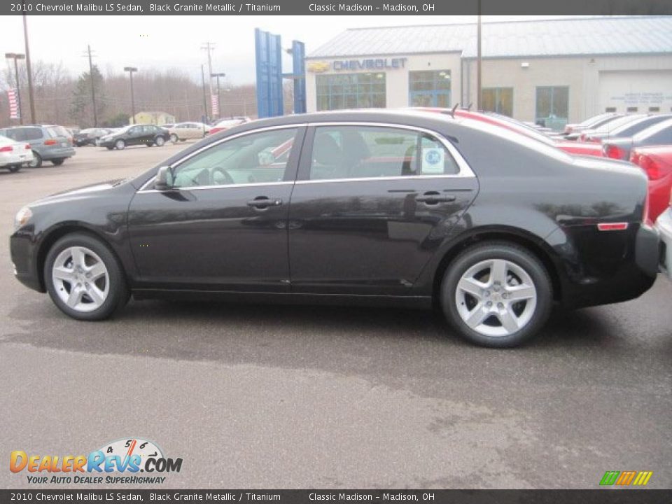 2010 Chevrolet Malibu LS Sedan Black Granite Metallic / Titanium Photo #4