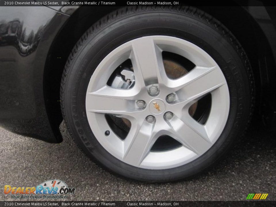 2010 Chevrolet Malibu LS Sedan Black Granite Metallic / Titanium Photo #5