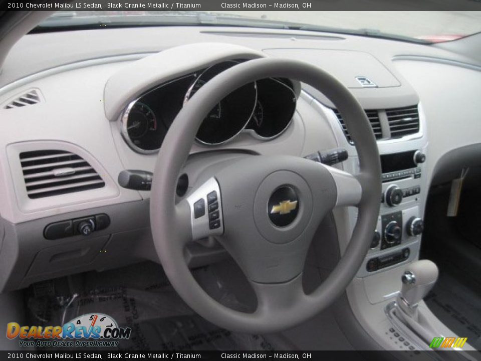 2010 Chevrolet Malibu LS Sedan Black Granite Metallic / Titanium Photo #10
