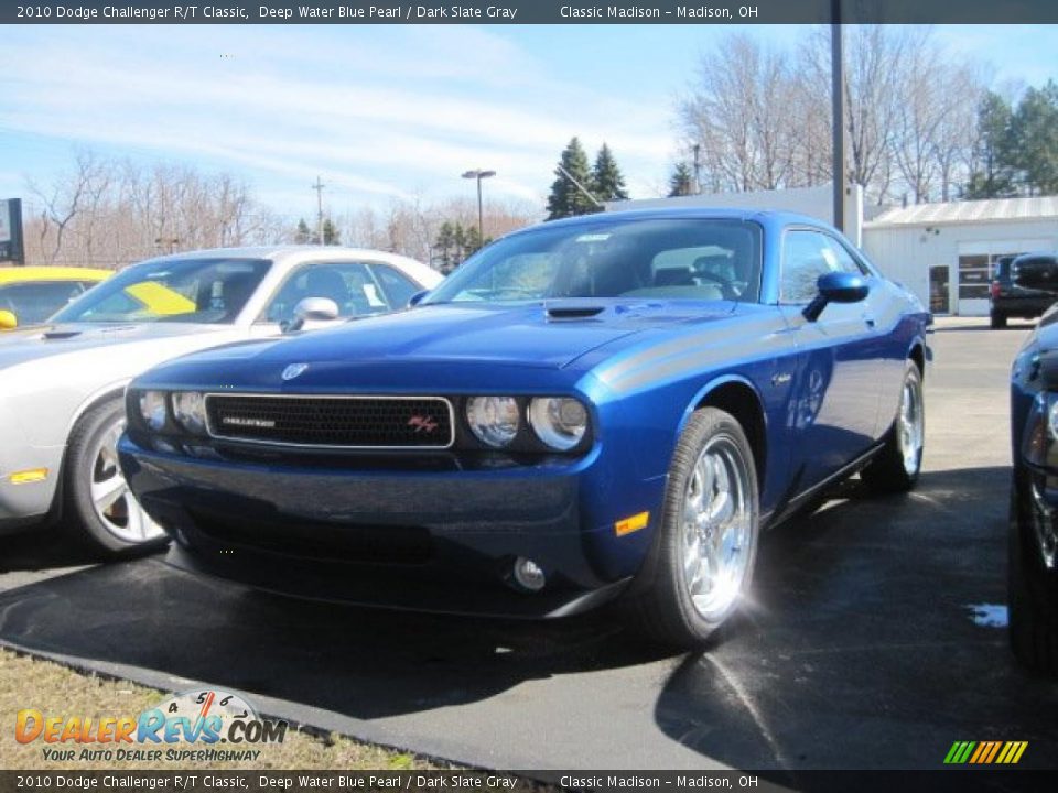2010 Dodge Challenger R/T Classic Deep Water Blue Pearl / Dark Slate Gray Photo #1
