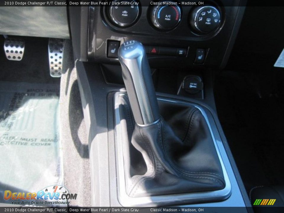 2010 Dodge Challenger R/T Classic Deep Water Blue Pearl / Dark Slate Gray Photo #9