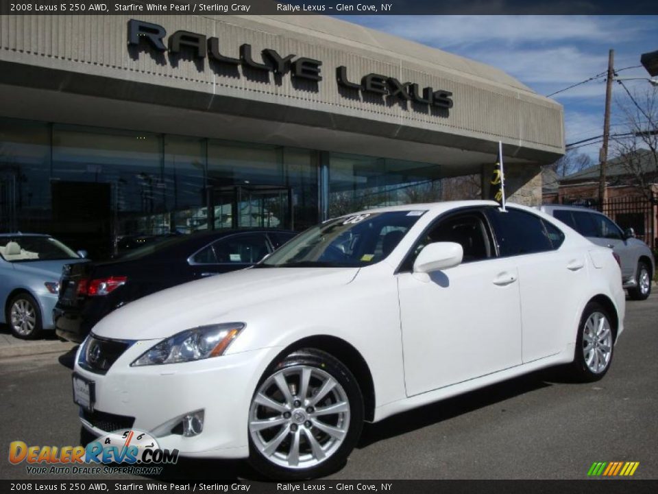 2008 Lexus IS 250 AWD Starfire White Pearl / Sterling Gray Photo #1