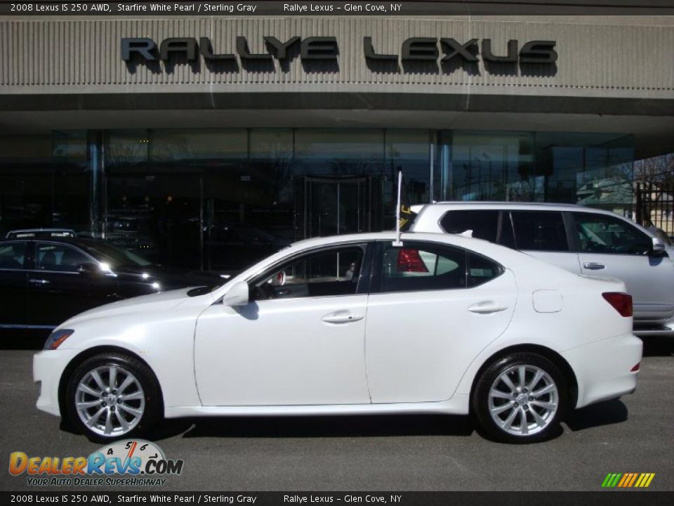 2008 Lexus IS 250 AWD Starfire White Pearl / Sterling Gray Photo #2