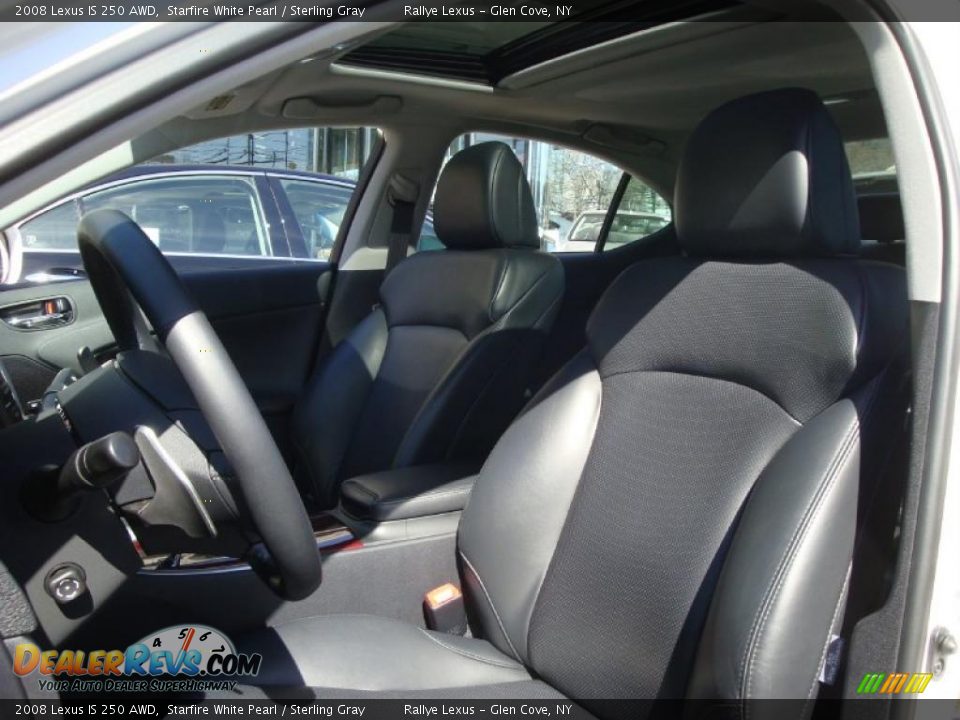 2008 Lexus IS 250 AWD Starfire White Pearl / Sterling Gray Photo #9