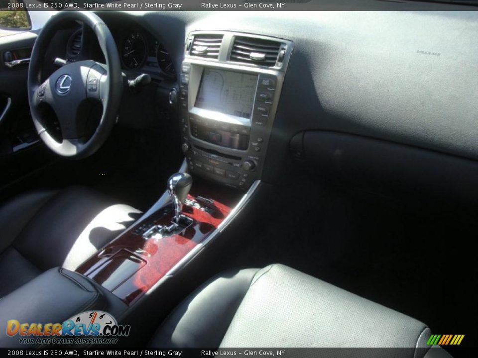 2008 Lexus IS 250 AWD Starfire White Pearl / Sterling Gray Photo #12