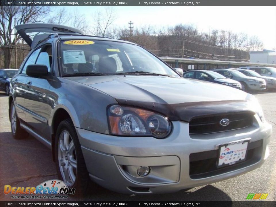 2005 Subaru Impreza Outback Sport Wagon Crystal Grey Metallic / Black Photo #1